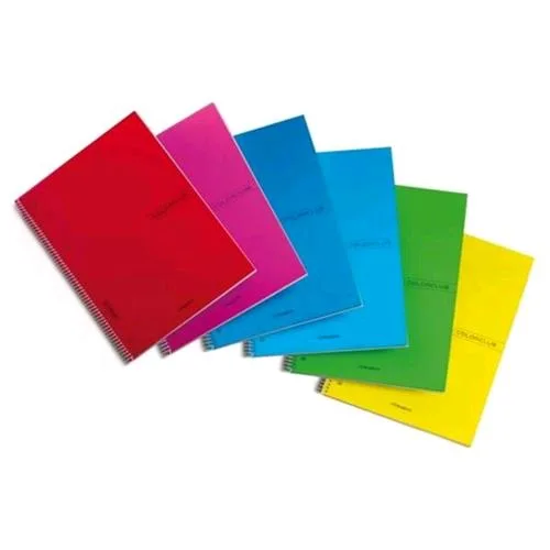Blasetti Color Club Quaderno A5 70 g Spiralato Copertina in PPL 70 Fogli Conf 6 Pz.