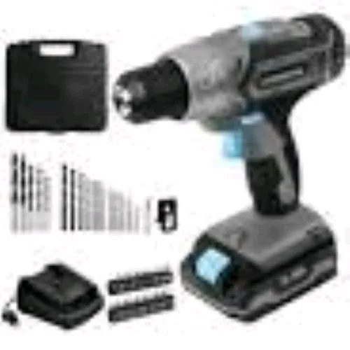 Cecotec Cecoraptor Perfect Drill 2020 Advance Trapano Avvitatore a Percussione Ricaricabile con Luce LED e Accessori