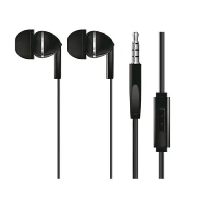 NGM Hi-FW2EAR/B Auricolare a Filo Hi-Tech Alta Qualita' in Ear Jack 3.5mm Colore Nero