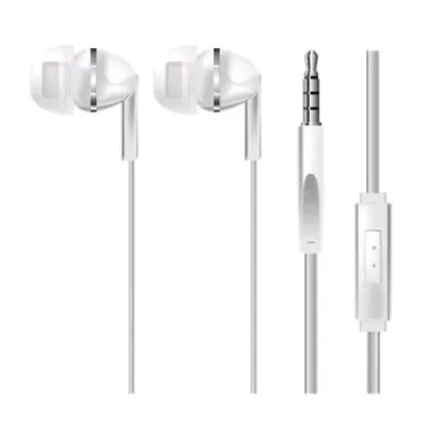 NGM Hi-FW2EAR/W Auricolare a Filo Hi-Tech Alta Qualita' in Ear Jack 3.5mm Colore Bianco