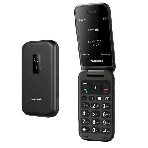 Panasonic TF600 4G 2.8" Design a Conchiglia Fotocamera Calcolatrice Torcia MP3 e Registratore Bluetooth 3.0 4G Nero