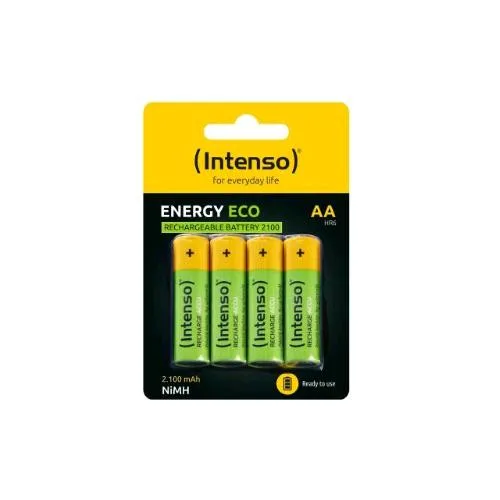 Intenso Energy Go Batterie Ricaricabili Stilo AA HR6 2.100mAh Conf 4 Pz.