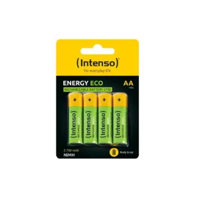 Intenso Energy Go Batterie Ricaricabili Stilo AA HR6 2.700mAh Conf 4 Pz.