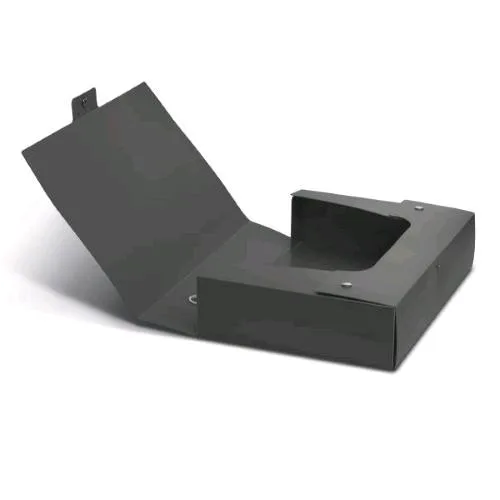 Fellowes Plus Scatola Porta Progetti in PP 350X250X60 mm Chiusura con Bottoni Antracite