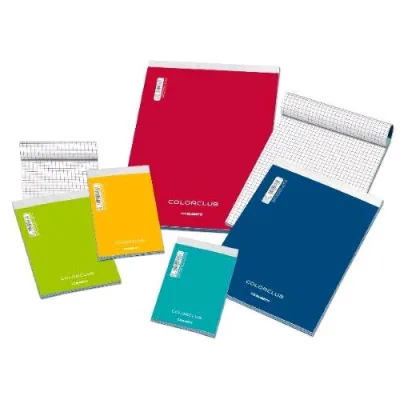 Blasetti Colorclub Blocco A5 150X210 mm 60 g Quadreti 5M 60 Fogli Colori Assortiti Conf 10 Pz.