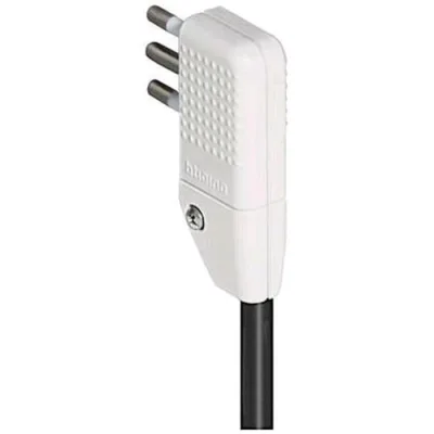 Bticino S2467TA Spina Corner Ad Angolo 2 Poli + Terra 10A Colore Bianco
