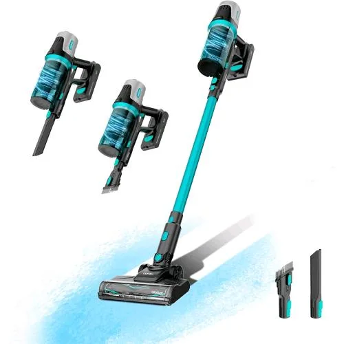 Cecotec Conga Rockstar 1500 Horizon Genesis XL Scopa Elettrica Senza Filo Senza Sacco Spazzola Mista 2 Modalita' di Aspirazione con Accessori