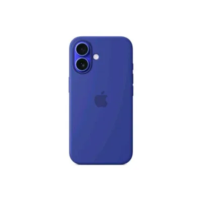 Apple iPHONE 16 Silicone Case Cover Magsafe in Silicone Ultramarine