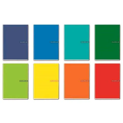 Blasetti Colorclub Quaderni A4 80 g Quadretti 4F 20 Fogli Conf 10 Pz.