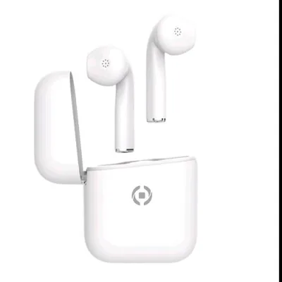 Celly Zed 1 Auricolari Bluetooth a Goccia con Custodia di Ricarica Bianco