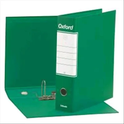 Esselte Oxford G83 Registratore Formato Commerciale 230X300X80 mm Col. Verde Conf 6 Pz.