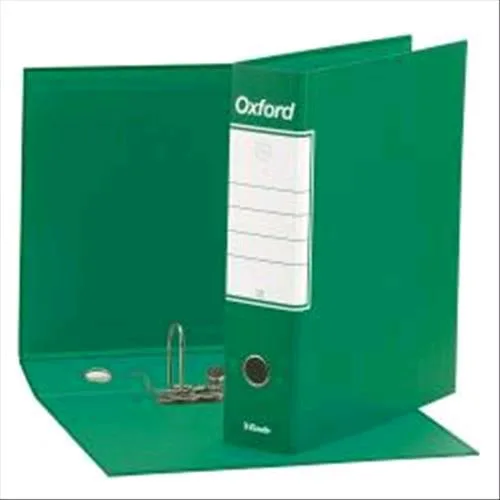 Esselte Oxford G83 Registratore Formato Commerciale 230X300X80 mm Col. Verde Conf 6 Pz.