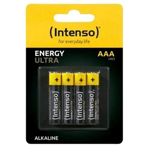 Intenso Energy Ultra Batterie Alkaline Mini Stilo AAA LR03 Conf 4 pz