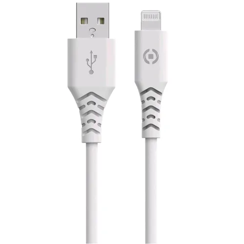 Celly GRS Cavo Adattatore di Ricarica da USB-A a Lightning 12 W 1.5 m Bianco