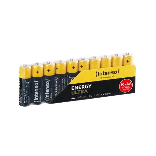 Intenso Energy Ultra Batterie Alkaline Stilo AA LR6 Conf 10 Pz.