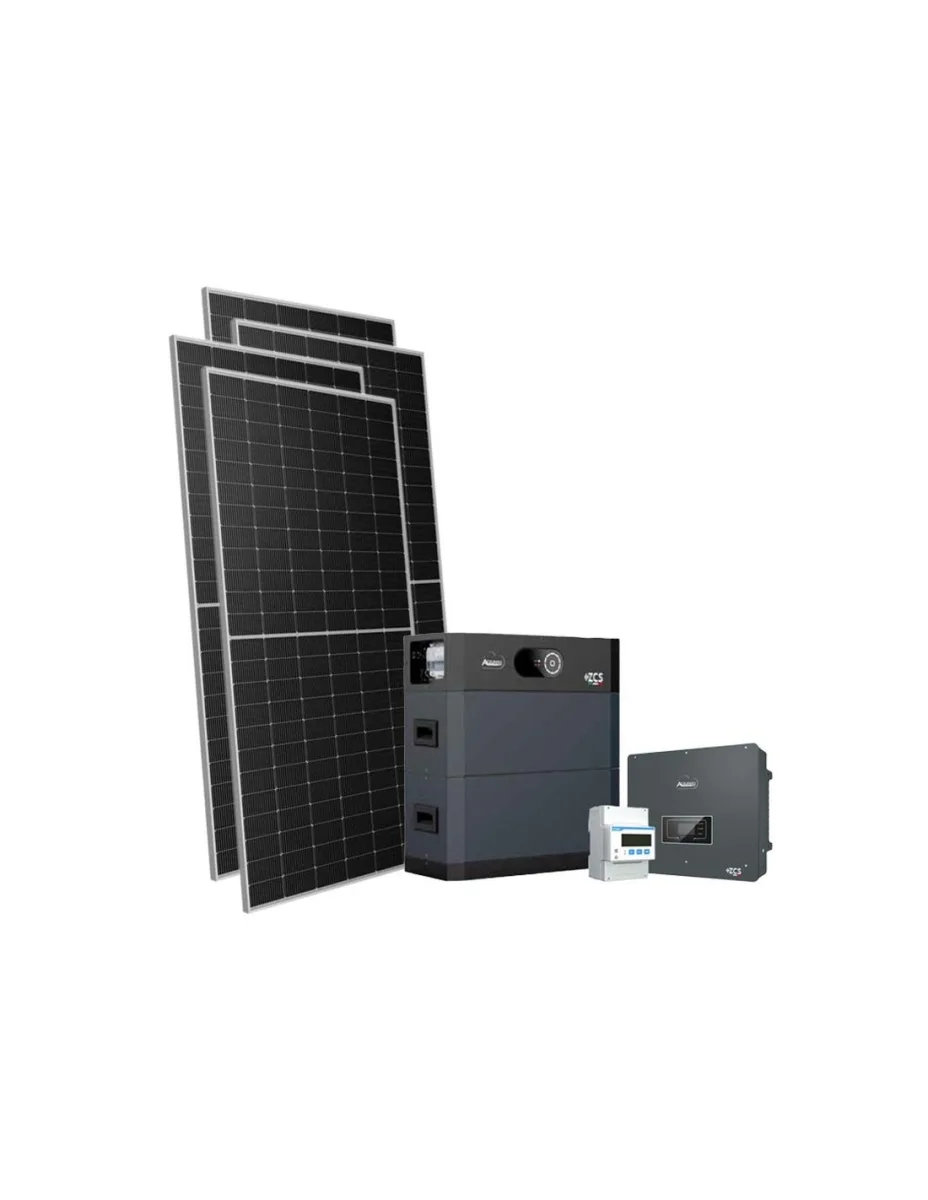 Kit fotovoltaico trifase 10710W inverter 10kW Zucchetti batteria al litio 15.36kWh HV SMART 5K