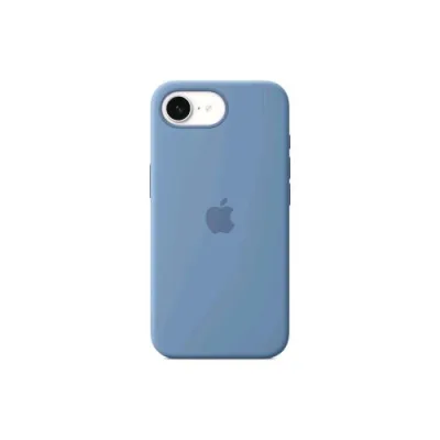Apple iPHONE 16E Silicon Case Cover in Silicone Winter Blu
