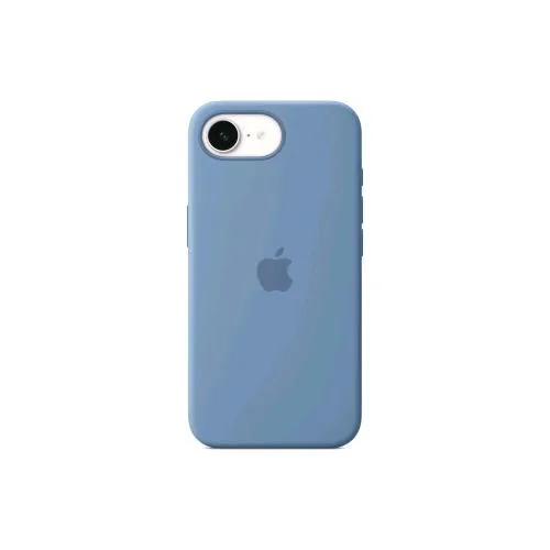 Apple iPHONE 16E Silicon Case Cover in Silicone Winter Blu