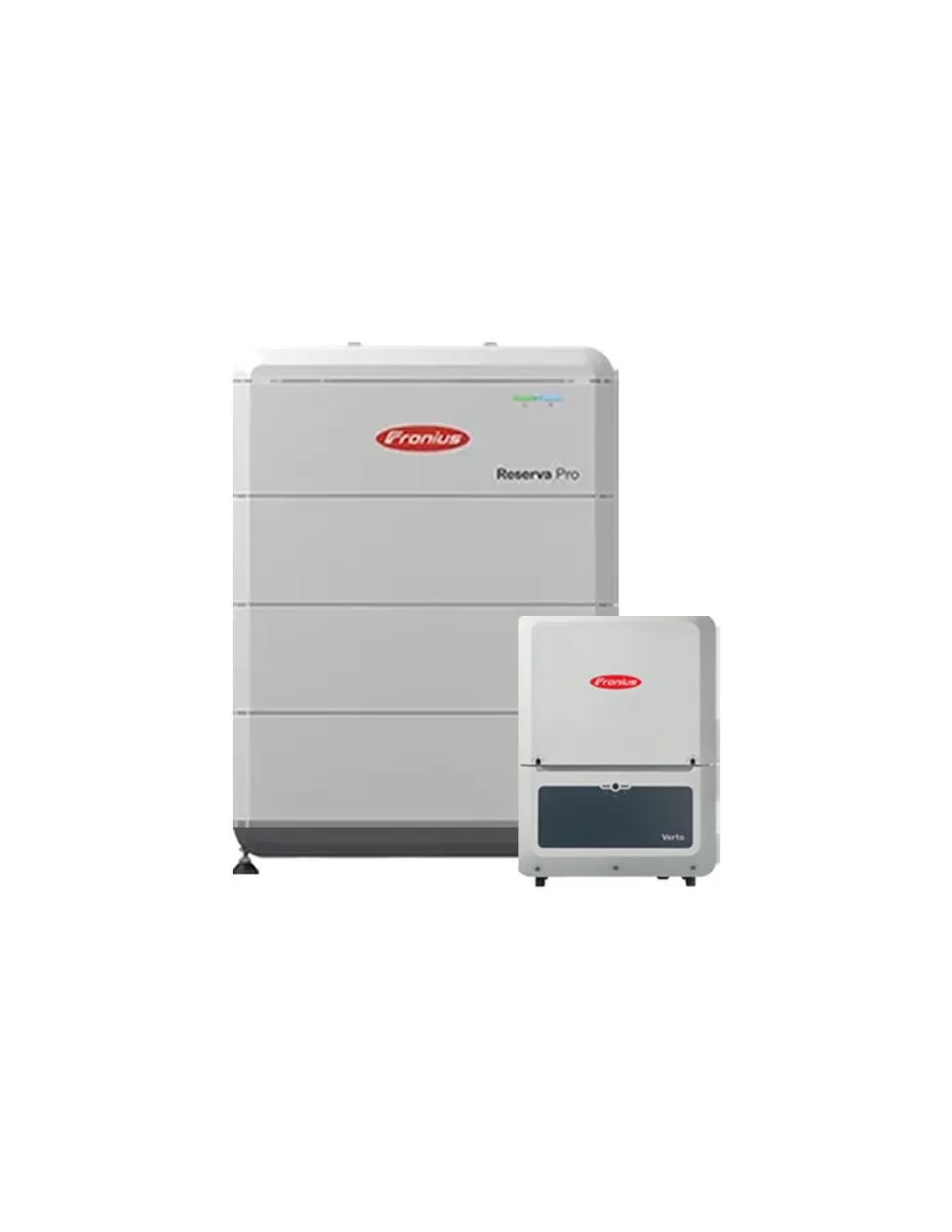 Sistema di accumulo trifase inverter 20kW Verto Plus batteria litio 12kWh Fronius Reserva Pro