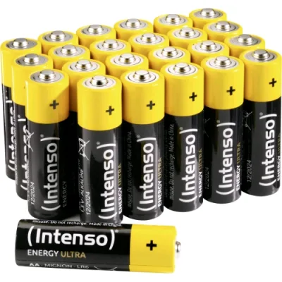 Intenso Energy Ultra Batterie Alkaline Stilo AA LR62 Conf 24 Pz. in Box