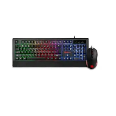 Thermaltake Challenger Combo TT Esports Tastiera e Mouse Gaming RGB 2.400 DPI USB Nero