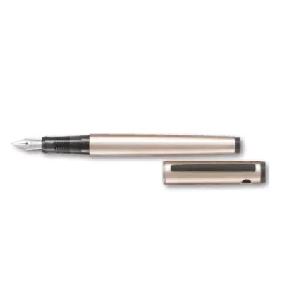 Pilot Explorer Penna Stilografica Fusto Oro Astuccio in Metallo Inchiostro Blu