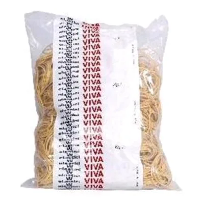 VIVA Elastici Gomma Busta 1 kg 70X2 mm Giallo