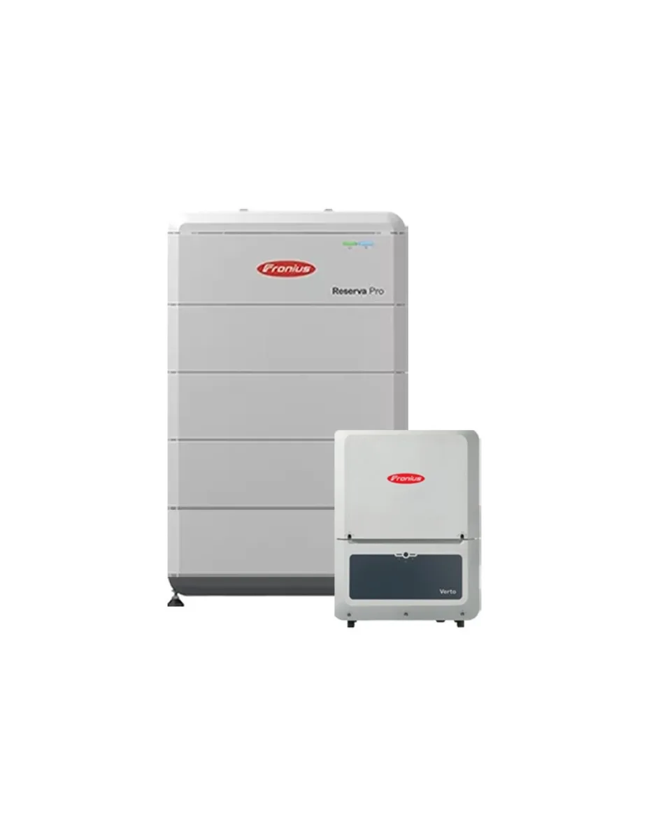 Sistema di accumulo trifase inverter 20kW Verto Plus batteria litio 16kWh Fronius Reserva Pro