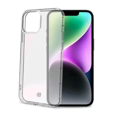 Celly Hexagel Apple iPHONE 14 Cover in Tpu Extra-Protezione Agli Angoli e ai Lati Trasparente