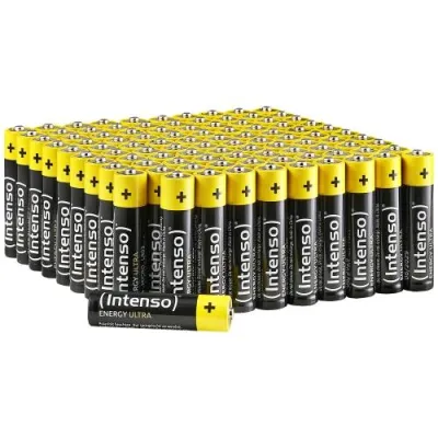 Intenso Energy Ultra Batterie Mini Stilo AAA LR03 Alcaline Maxi Pack (10 Conf da 10 pz) Totale 100 pz