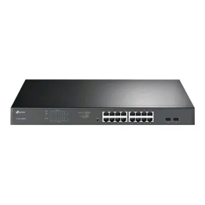 Tp-Link Jetstream TL-SG1218MPE Switch Gestito L2 16 x 10/100/1000 (POE+) + 2 x Gigabit SFP POE+ (192 W) Montabile su Rack