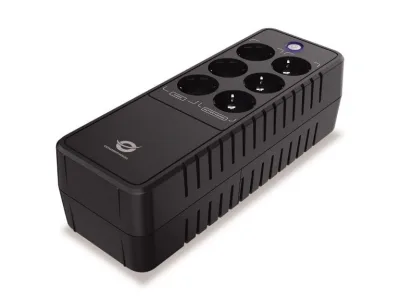 Conceptronic ZEUS09E UPS 850Va 490 W Standby (Offline) 6 SHUCKO NERO