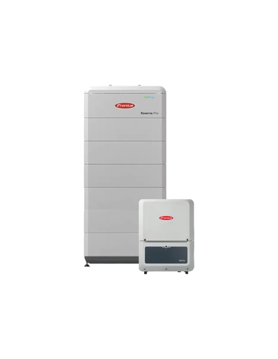 Sistema di accumulo trifase inverter 20kW Verto Plus batteria litio 24kWh Fronius Reserva Pro