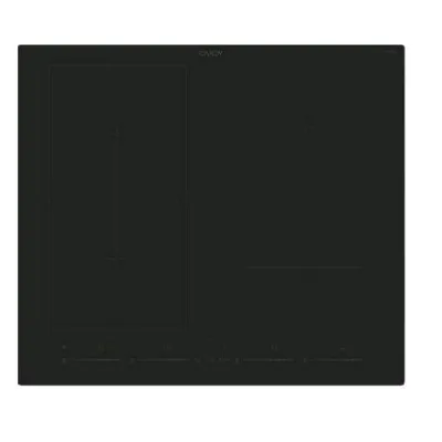 Candy CETPS64MCWFTT/1 Piano Cottura Ad Induzione 4 Zone 59 cm Piano in Vetro Ceramica Controllo Touch Timer Digitale Nero
