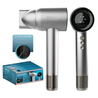 Cecotec Rockstar Phon Asciugacapelli 1600W 3 Temperature 3 Velocita'funzione Memoria Controllo Intelligente del Calore Alluminio