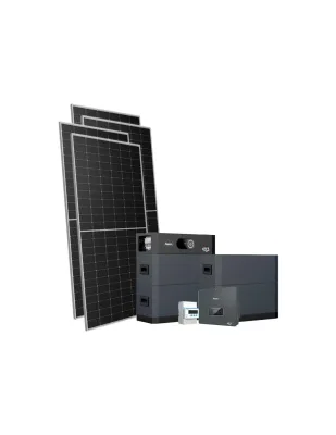 Kit fotovoltaico trifase 15470W inverter 15kW Zucchetti batteria al litio 20.48kWh HV SMART 5K