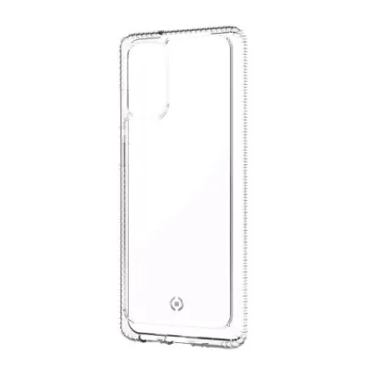 Celly Hexalite Samsung Galaxy S20 Plus Cover in Tpu e Policarbonato Trasparente