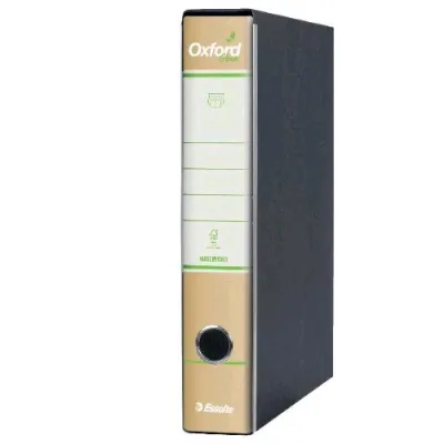 Esselte Oxford Green G82 Registratore in Cartone Rivestito 350X295X50 mm Formato Commerciale Avana Conf 8 Pz.