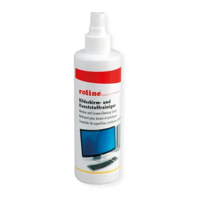 ROLINE MONITOR- AND PLASTIC-CLEANER, 250 ML
