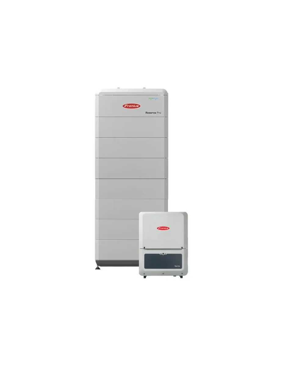 Sistema di accumulo trifase inverter 20kW Verto Plus batteria litio 28kWh Fronius Reserva Pro