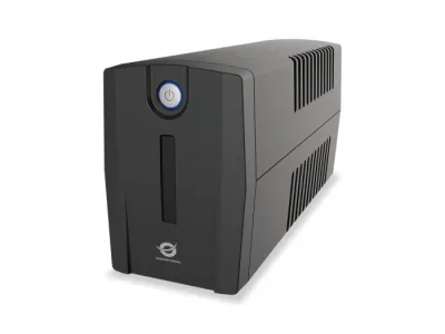 Conceptronic Zeus 02ES Gruppo di Continuita Backup 850VA 480W 2 Prese AC USB 2 Porte LAN Black