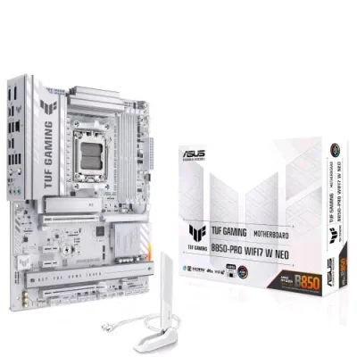 ASUS Tuf Gaming B850-Pro Wi-Fi 7 W Neo AMD B850 Socket AM5 ATX Bianco