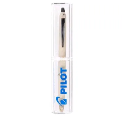 Pilot Frixion Ball Penna a Sfera a Scatto Tratto 0.7 mm Fusto Beige Inchiostro Nero con Astuccio