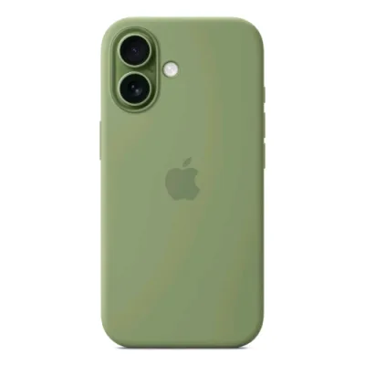 Apple iPHONE 17 Custodia in Silicone Magsafe Light Moss