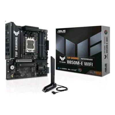 ASUS Tuf Gaming B850M-E Wi-Fi 6E AMD B850 4 x DDR5 Socket AM5 Micro ATX