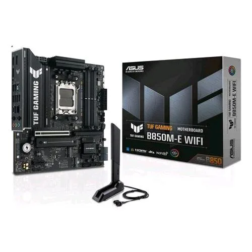 ASUS Tuf Gaming B850M-E Wi-Fi 6E AMD B850 4 x DDR5 Socket AM5 Micro ATX