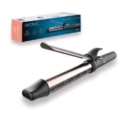 Cecotec Surfcare Arricciacapelli Manuale Ceramica e Tormalina da 32 mm Impostazione Dellla Temperatura Display LED Grigio