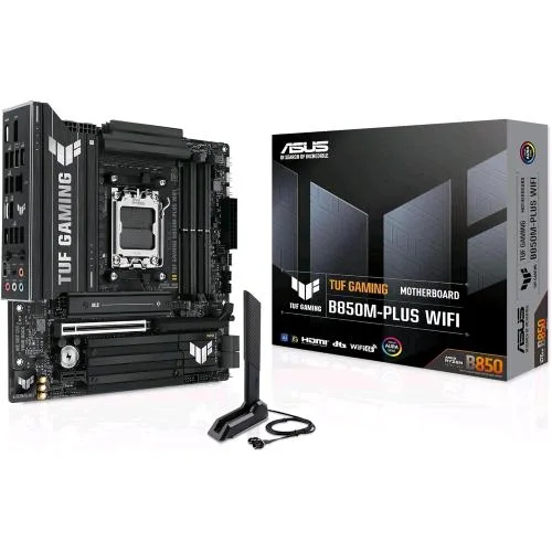 ASUS Tuf Gaming B850M-Plus Wi-Fi 6E AMD B850 Socket AM5 Micro ATX