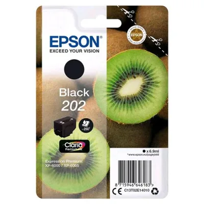 Epson 202 Cartuccia Ink 6.9 ml Nero