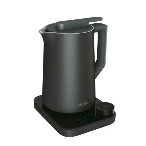 Haier HKE7W 011BOLLITORE Elettrico 1.3 l 2200W Programma Auto Clean Termostato Regolabile Grigio